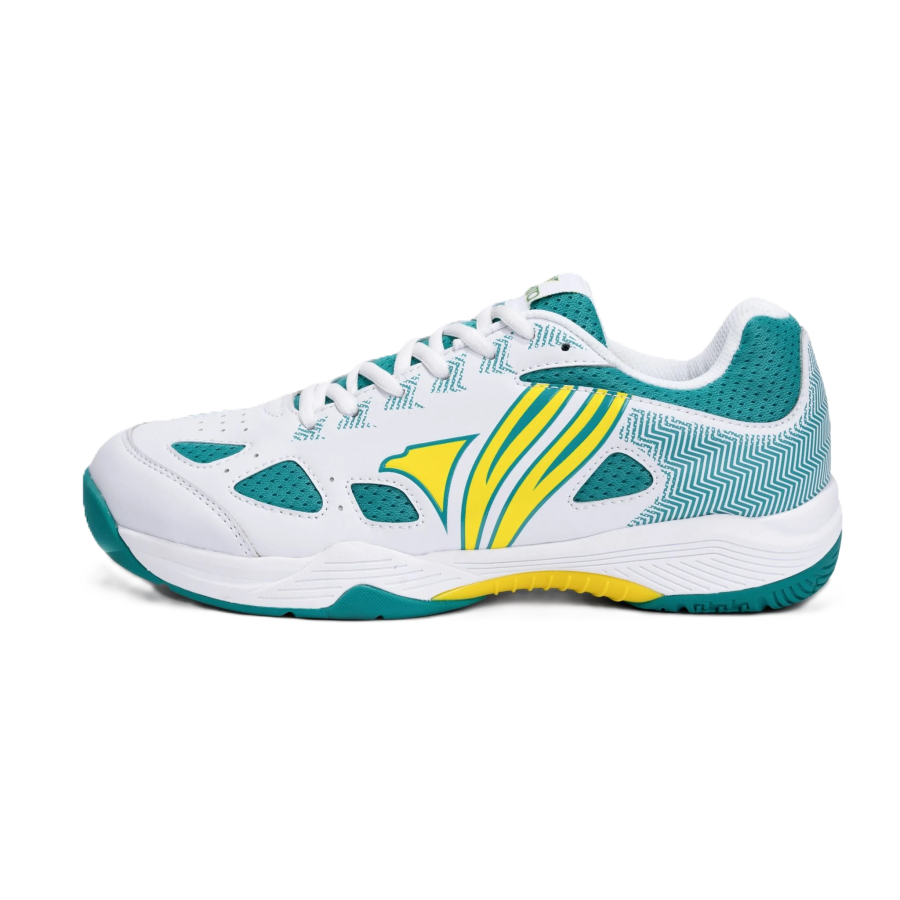 Chaussures indoor homme/femme KAMITO COLOMAX Blanc/Vert