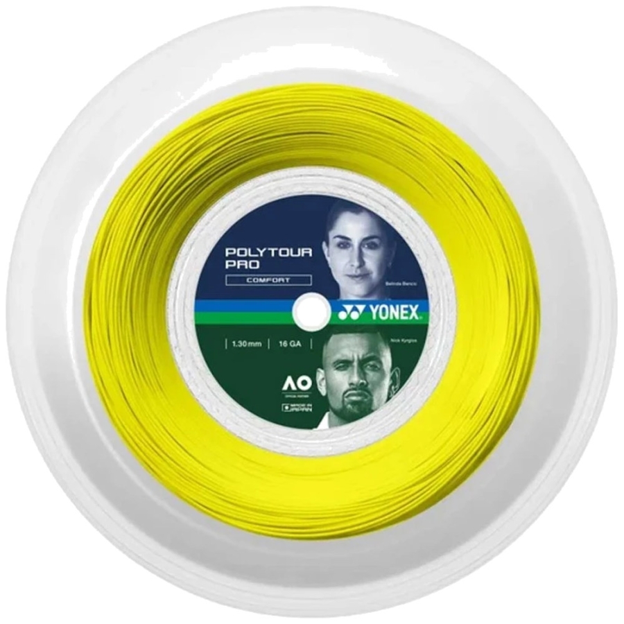 YONEX POLYTOUR PRO Jaune (bobine - 200m)