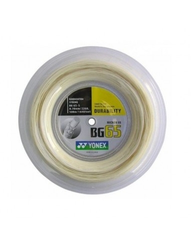 Cordage de badminton YONEX BG65 (bobine - 200m)