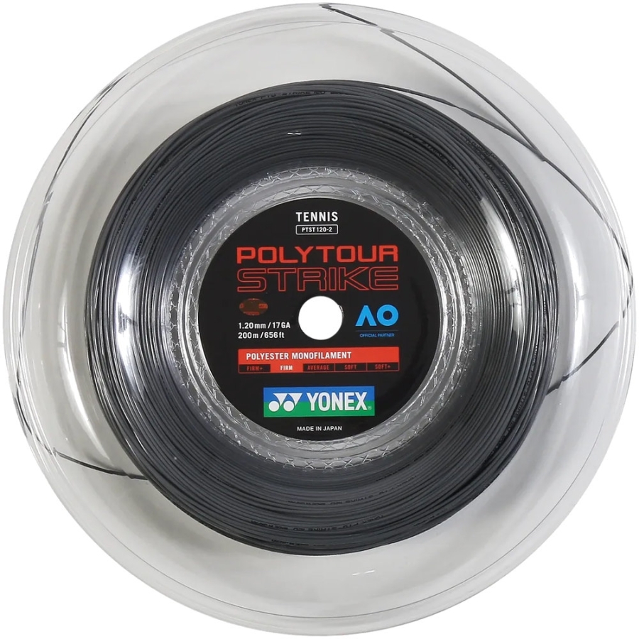 YONEX POLYTOUR STRIKE Noir (bobine - 200m)