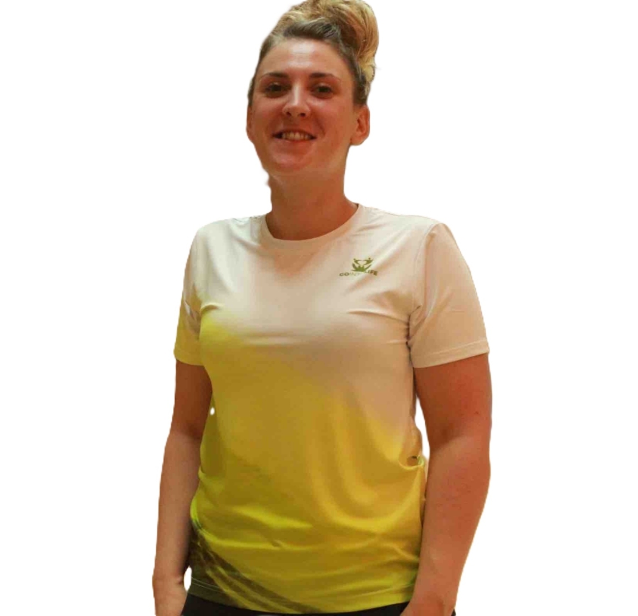 T-shirt GO INTO LIFE femme OCEAN Jaune