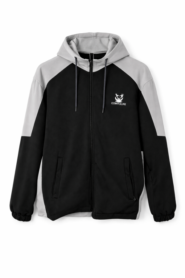 Veste à capuche Go Into Life (unisexe) Black / Grey