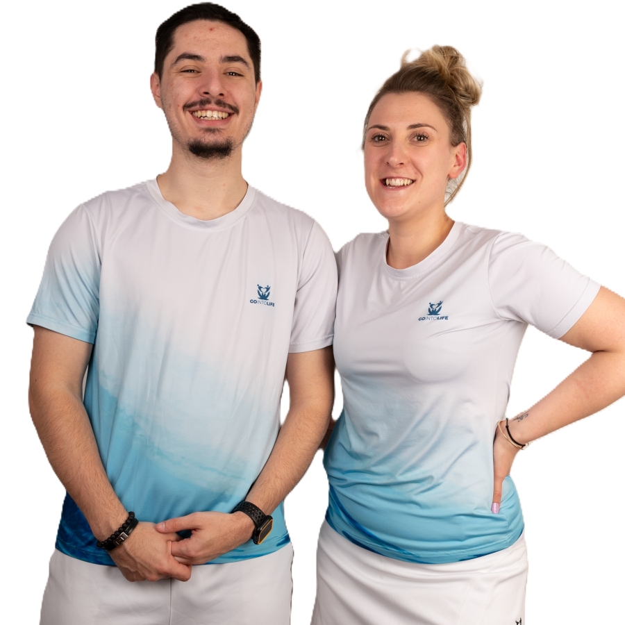 T-shirt GO INTO LIFE femme OCEAN Bleu