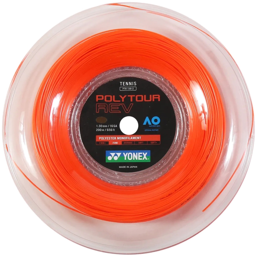 YONEX POLYTOUR REV Bright Orange (bobine - 200m)