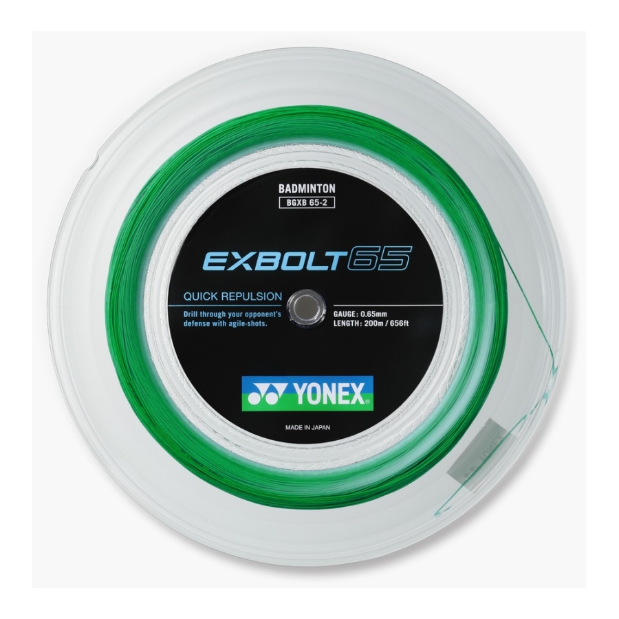 Cordage de badminton YONEX EXBOLT 65 (bobine - 200m)