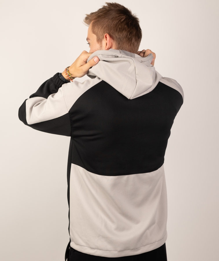 Veste à capuche Go Into Life (unisexe) Black / Grey