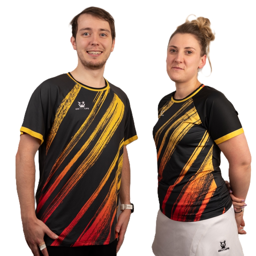 T-shirt GO INTO LIFE femme STRIPES Jaune