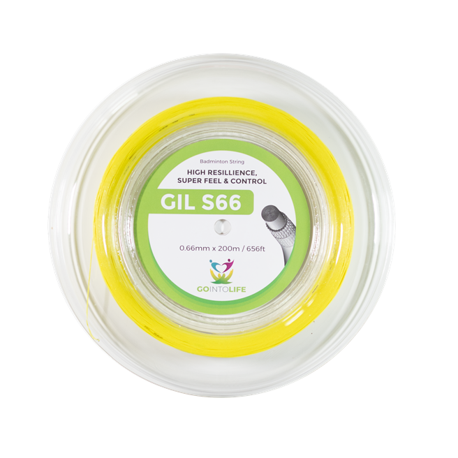 Cordage de badminton GO INTO LIFE S66 (bobine - 200m)