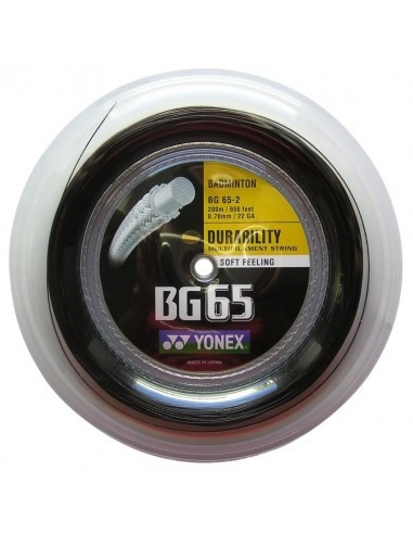 Cordage de badminton YONEX BG65 (bobine - 200m)