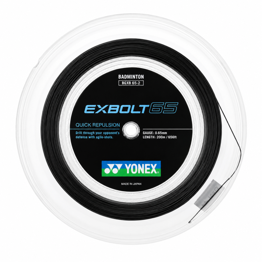 Cordage de badminton YONEX EXBOLT 65 (bobine - 200m)