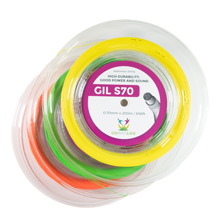 Cordage de badminton GO INTO LIFE S70 (bobine - 200m)
