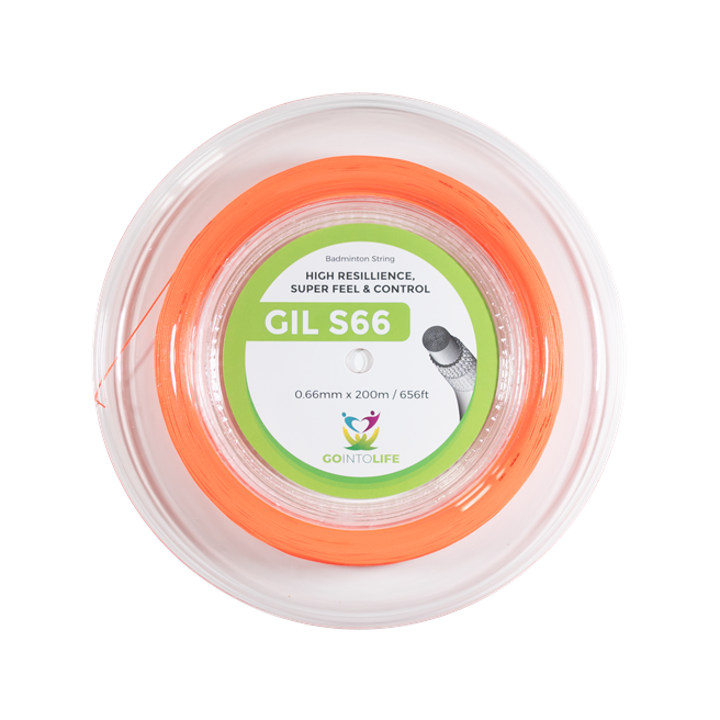 Cordage de badminton GO INTO LIFE S66 (bobine - 200m)