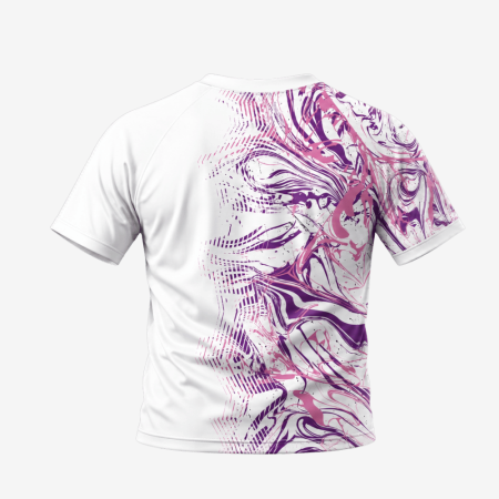 PRECOMMANDE - T-shirt Go Into Life CLOUD Blanc/Violet
