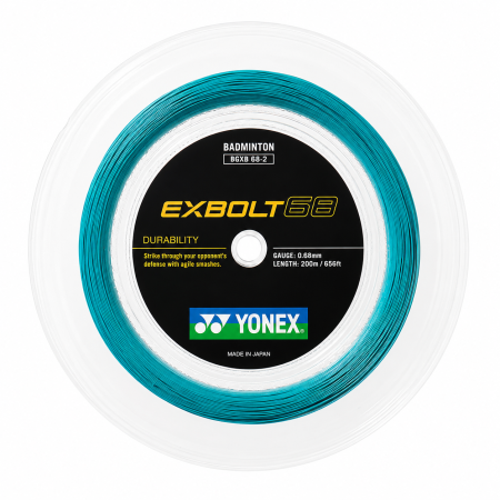Cordage de badminton YONEX EXBOLT 68 (bobine - 200m)