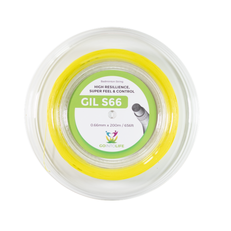 Cordage de badminton GO INTO LIFE S66 (bobine - 200m)