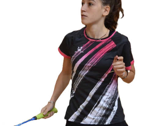 T-shirt GO INTO LIFE femme STRIPES Rose