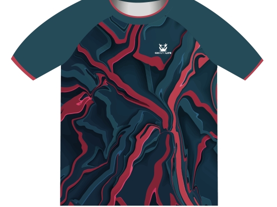 T-shirt Go Into Life LAVA