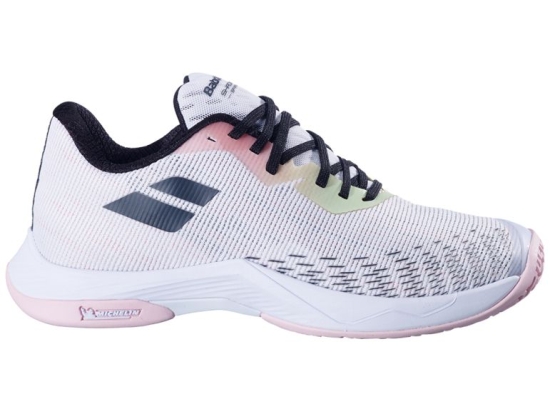 Chaussures indoor BABOLAT femme SHADOW SPIRIT 2 White/White