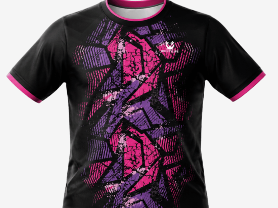 PRECOMMANDE - T-shirt Go Into Life STORM Noir/Violet
