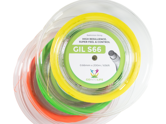 Cordage de badminton GO INTO LIFE S66 (bobine - 200m)