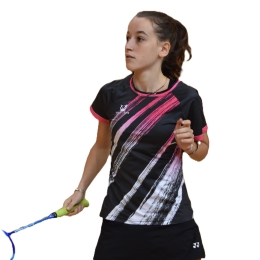 T-shirt GO INTO LIFE femme STRIPES Rose