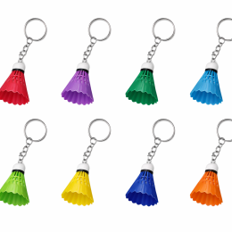 Porte-clef volant de badminton écoresponsable - Made in Toulouse
