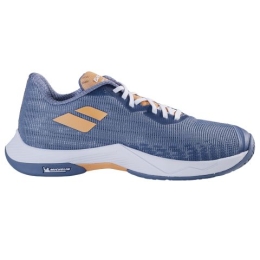 Chaussures indoor BABOLAT femme SHADOW SPIRIT 2 Grey/Coral