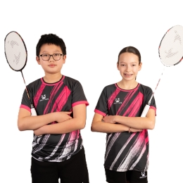 T-shirt GO INTO LIFE enfant STRIPES Rose