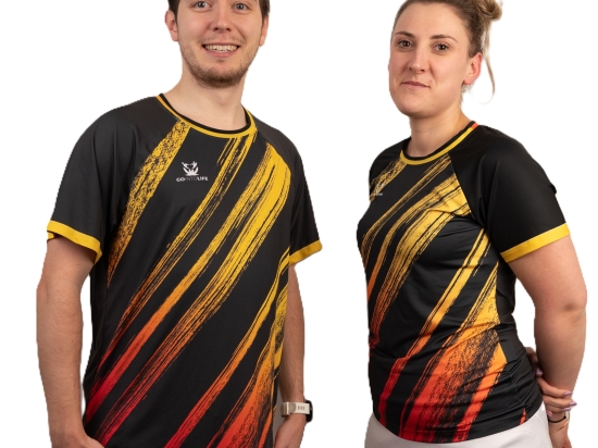T-shirt GO INTO LIFE homme STRIPES Jaune