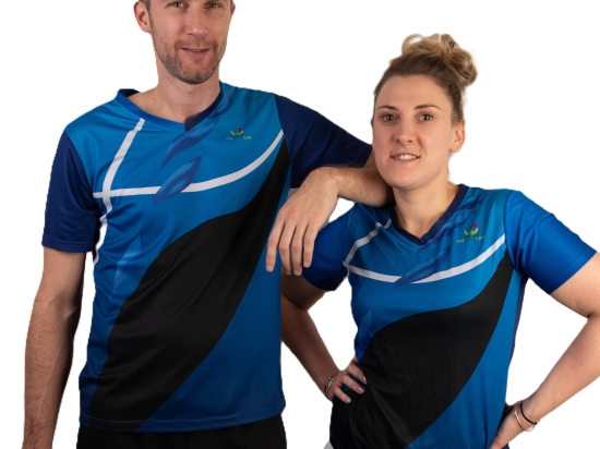 T-shirt GO INTO LIFE femme SPIRIT Bleu