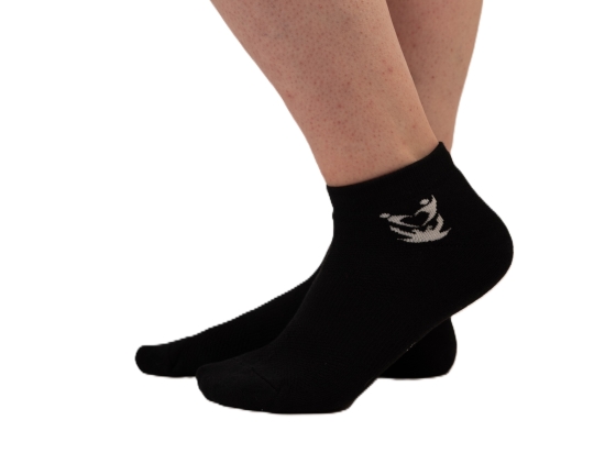 Chaussettes GO INTO LIFE épaisses courtes Noires (1 paire)