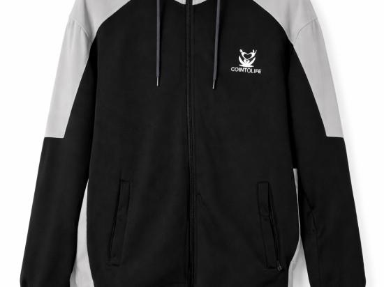 Veste à capuche Go Into Life (unisexe) Black / Grey