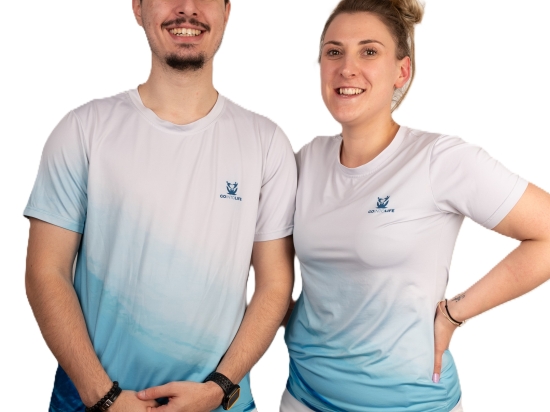 T-shirt GO INTO LIFE femme OCEAN Bleu