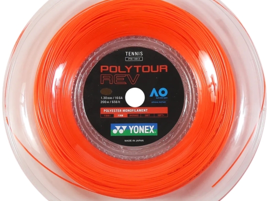YONEX POLYTOUR REV Bright Orange (bobine - 200m)
