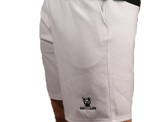 Short GO INTO LIFE enfant Blanc