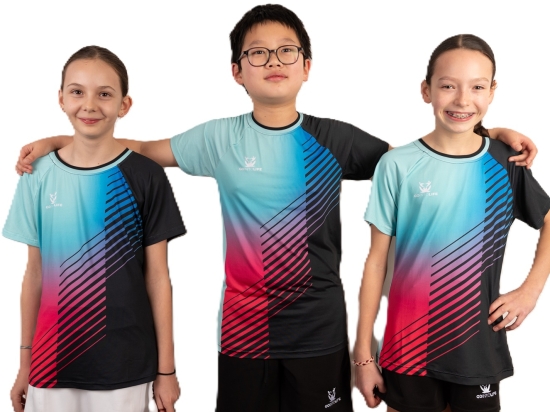 T-shirt GO INTO LIFE enfant SPEED Turquoise