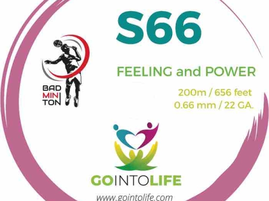 Cordage de badminton GIL S66 Feeling and Power (bobine - 200m)