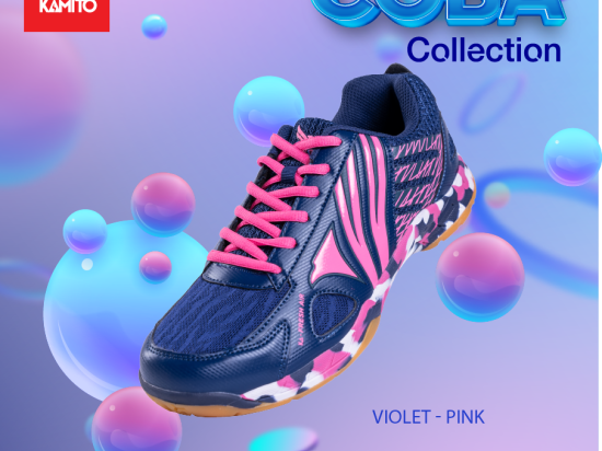 Chaussures indoor KAMITO homme/femme COBA Violet/Rose