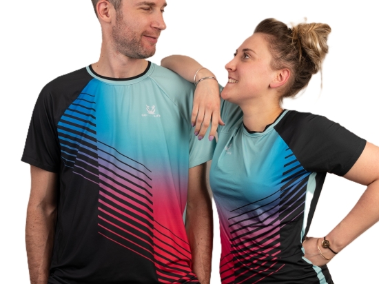 T-shirt GO INTO LIFE femme SPEED Turquoise