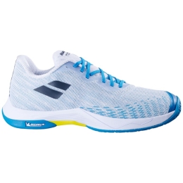 Chaussures indoor BABOLAT homme SHADOW SPIRIT 2 White/Algier blue
