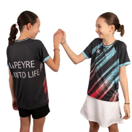 T-shirt GO INTO LIFE enfant STRIPES Turquoise