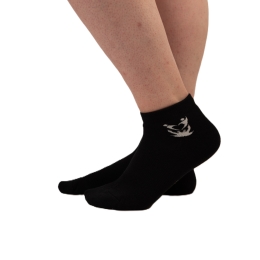 Chaussettes GO INTO LIFE épaisses courtes Noires (1 paire)