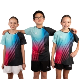T-shirt GO INTO LIFE enfant SPEED Turquoise