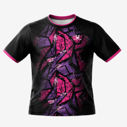 PRECOMMANDE - T-shirt Go Into Life STORM Noir/Violet