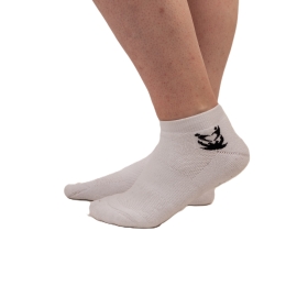 Chaussettes GO INTO LIFE épaisses courtes Blanches (1 paire)
