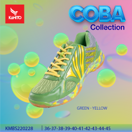 Chaussures indoor KAMITO homme/femme COBA Vert/Jaune