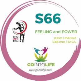 Cordage de badminton GIL S66 Feeling and Power (bobine - 200m)