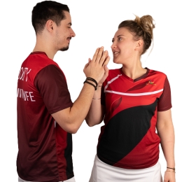 T-shirt GO INTO LIFE femme SPIRIT Rouge